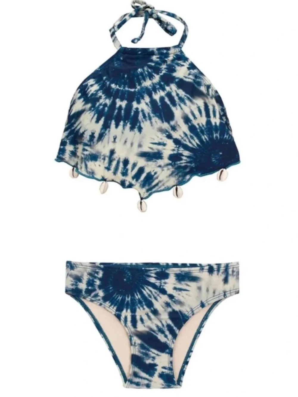 PQ Swim girls sz 2 deep soul coco shell swimsuit